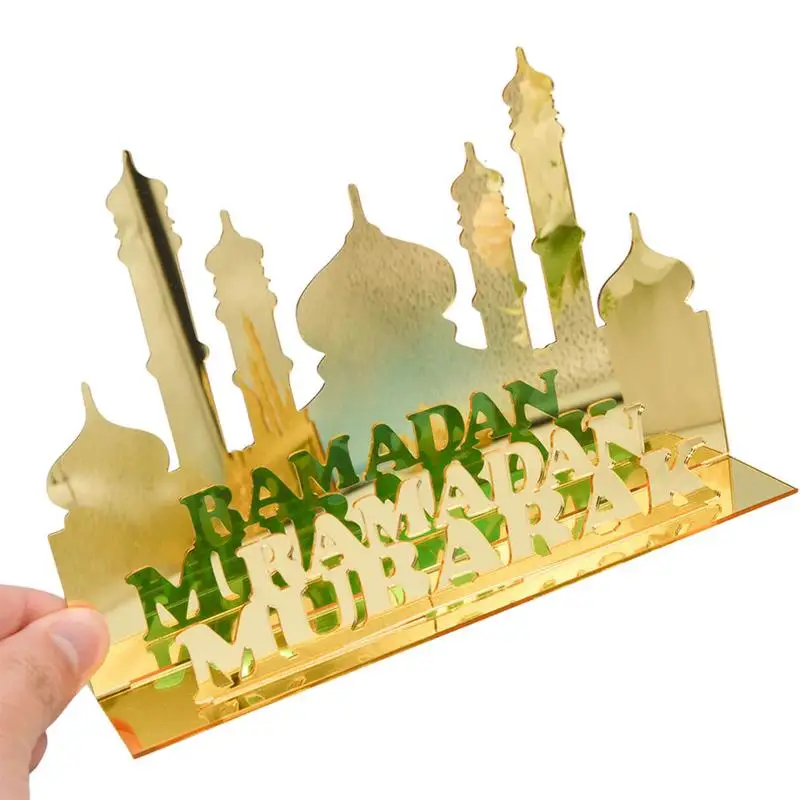 

EID украшение для стола Eid Mubarak украшения на Рамадан для украшения домашней мусульманвечерние Eid Al Adha Рамадан и Eid Рамадан Kareem