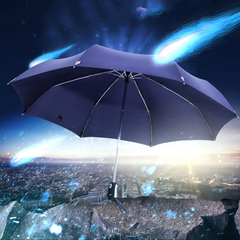 

Прочный пляжный зонт, складной автоматический зонт от дождя и солнца, большой Ветрозащитный Зонт, зонт, детский зонт