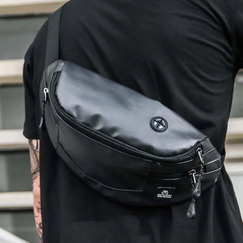

Bag Bag Bag For High Street Bags New Kidney Fanny Bag Men Waist Banana Black Men Hip Chest Capacity Waterproof Shoulder Pack