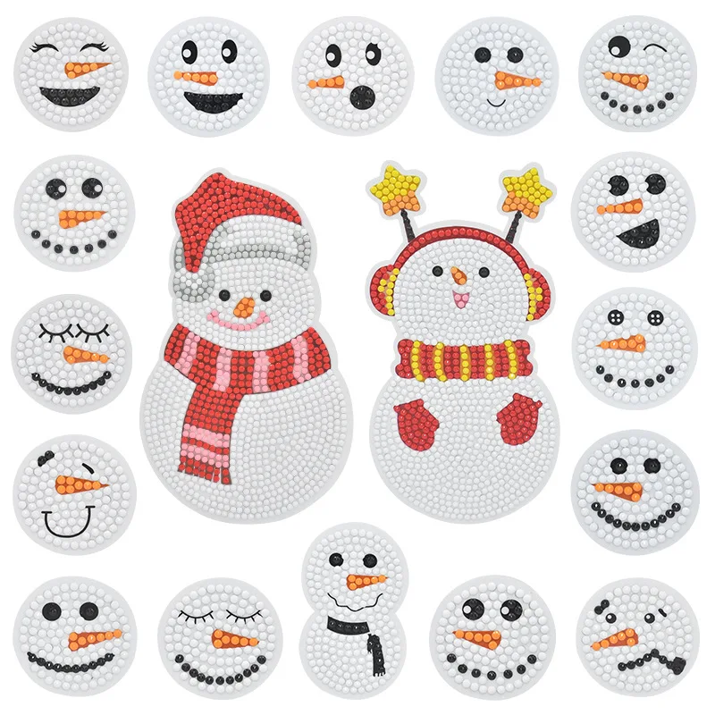 

Набор для алмазной живописи 5D «сделай сам», Набор наклеек с мультяшными животными, мозаичная наклейка по номерам, детская игрушка, подарок на день рождения