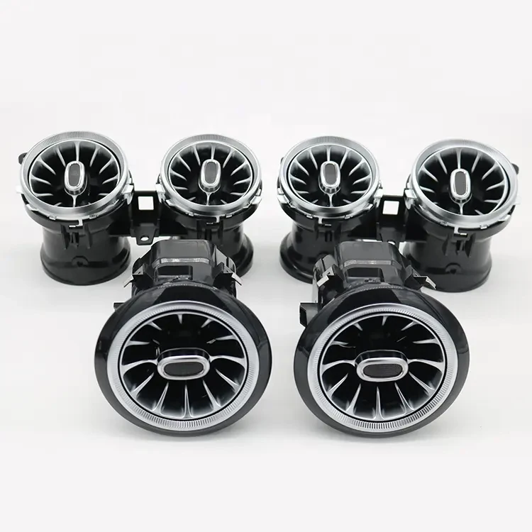 

A80 Auto Led Interior Air Conditioning Turbine Air Vent 64 color Ambient LightFor Mercedes E-Class E-coupe W213 W238