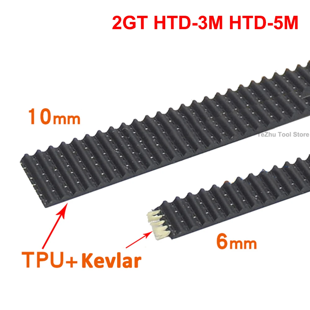 

GooBetter синхронный ремень ГРМ 2GT/MXL/XL/HTD-3M/HTD-5M черный 6/10/15/20/25 мм