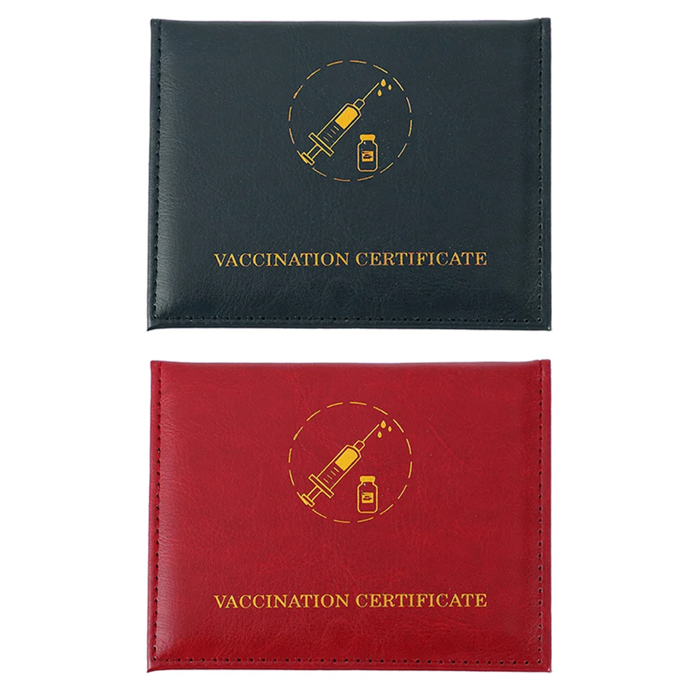 

2Pcs Cards Holders Certificate Protectors Dual Cards Slots Cards Holders