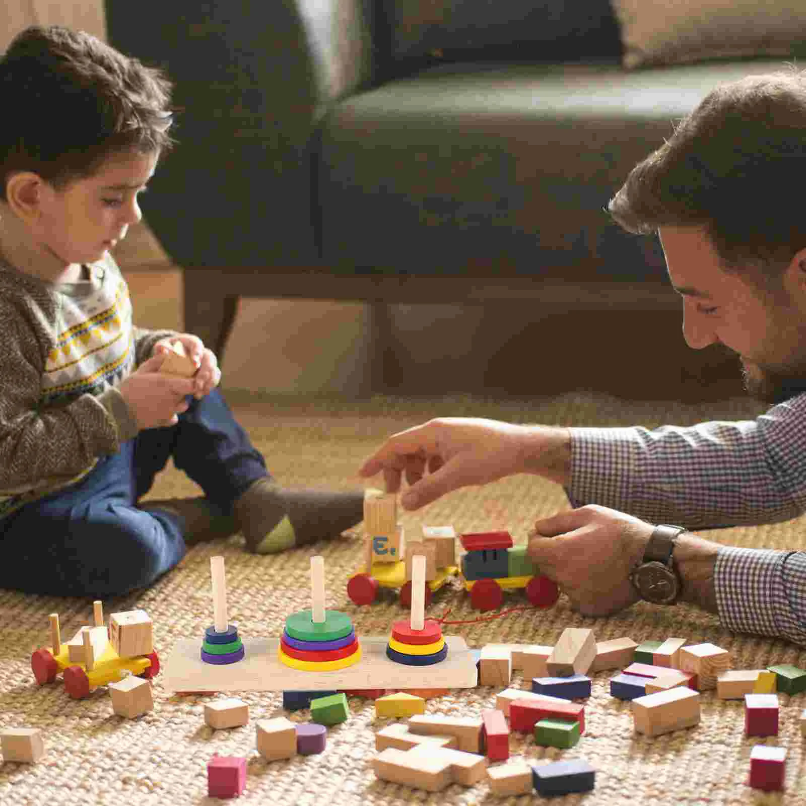 Деревянная головоломка для мозга голои башни Лу Бан Мяч Интеллектуальная