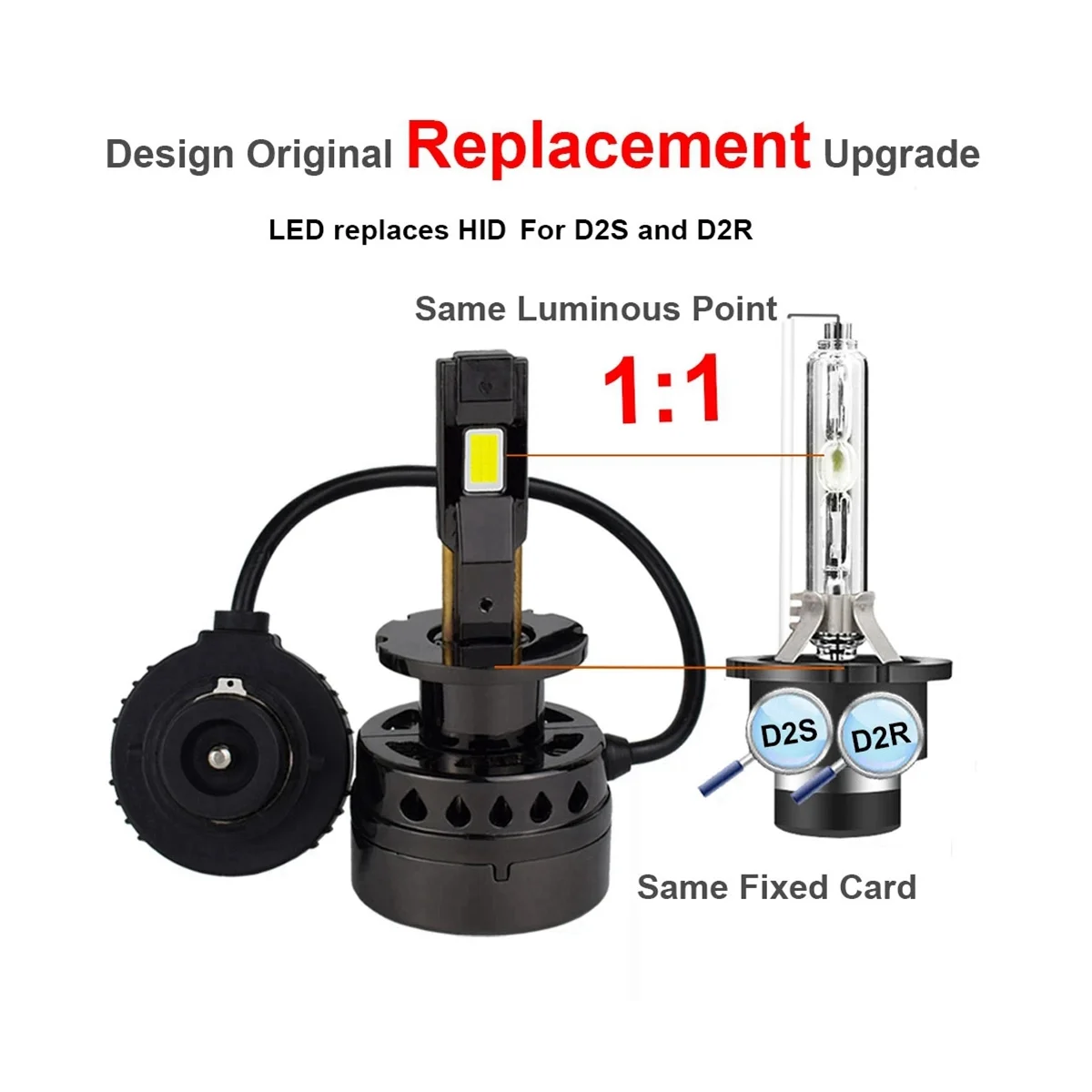 D4 светодиодный передние фары автомобильные фонари ксеноновые