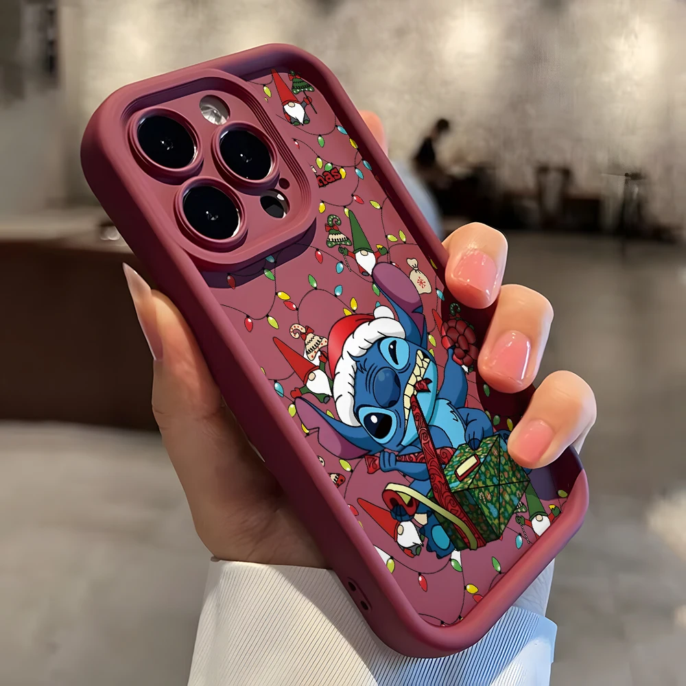 Christmas Gift Stitch Phone Case for Reno12 Reno11 F Oppo A98 A95 A94 A78 A76 A74 A72 A60 A58 A57 A54 A53 A38 A33 A32 Soft Cover