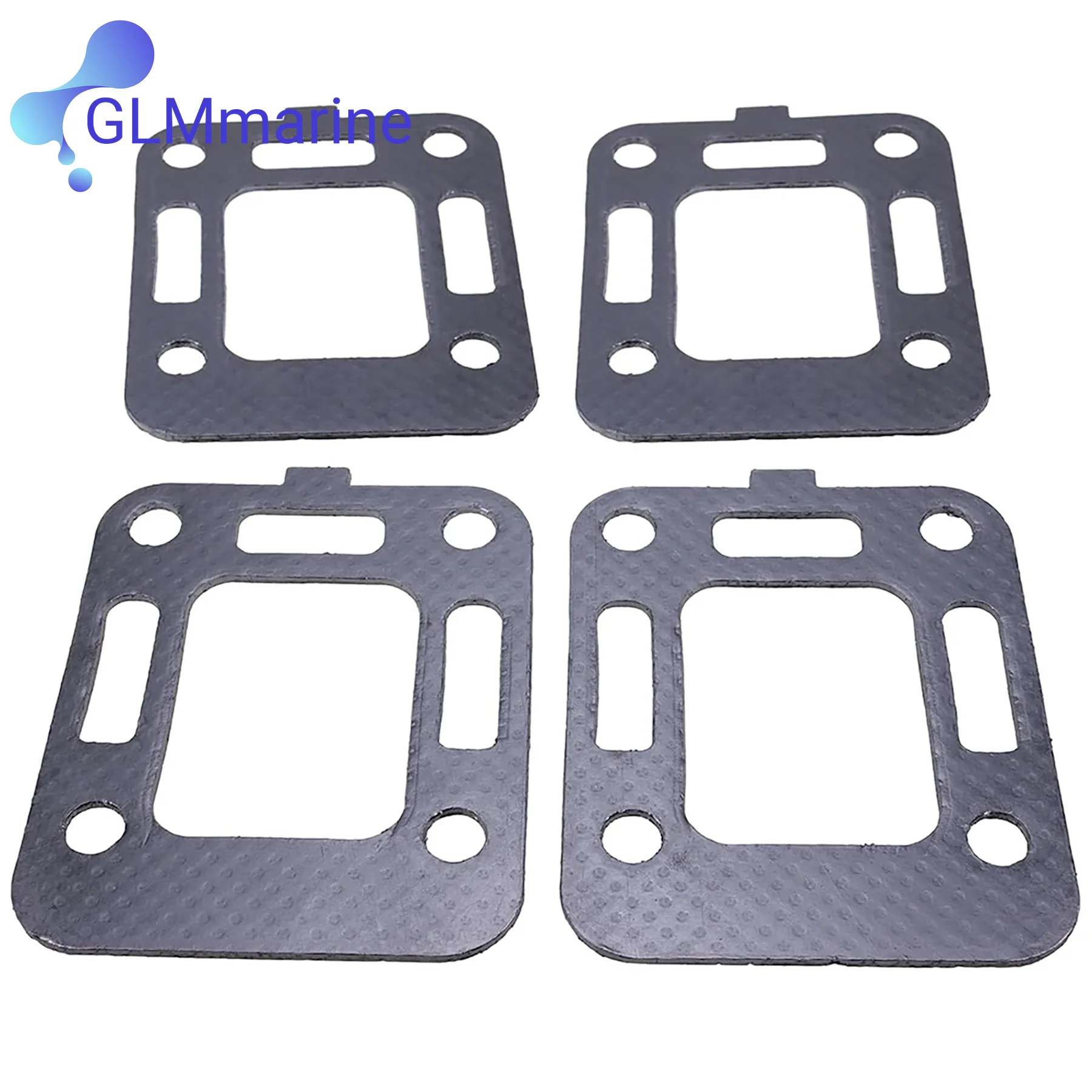 

4 шт. прокладки на выхлопные локоть для MerCruiser SternDrives 2.5L 3.0L Alpha One 27-52076 27-99777 27-99777 2 Sierra 18-2833