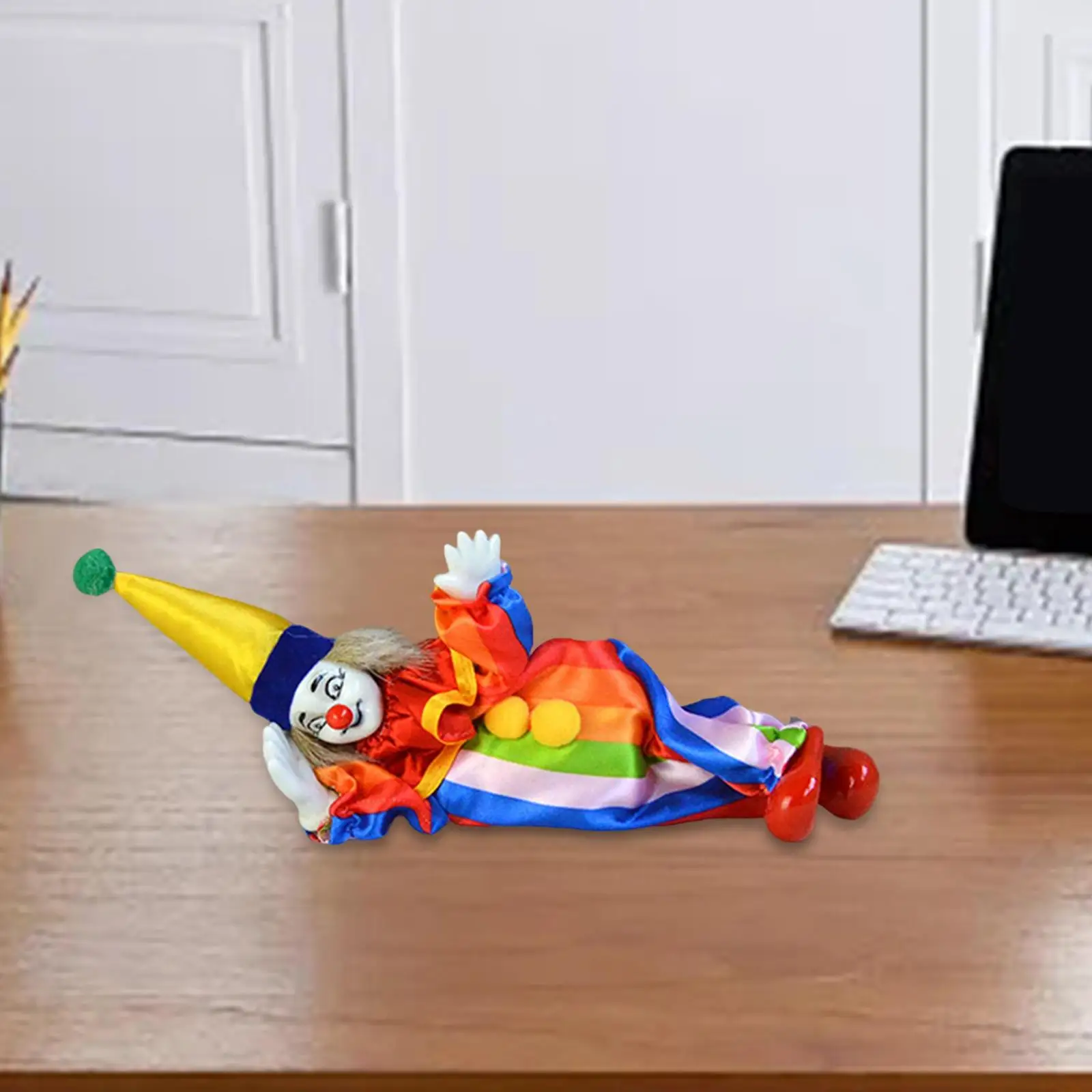 

Модель клоуна украшение на Хэллоуин, подарок, домашний декор, искусство для рабочего стола