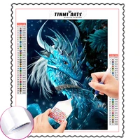 diy dragon diamond painting kits cartoon portrait full round with ab dirll embroidery mosaic kit hd quality handmade products