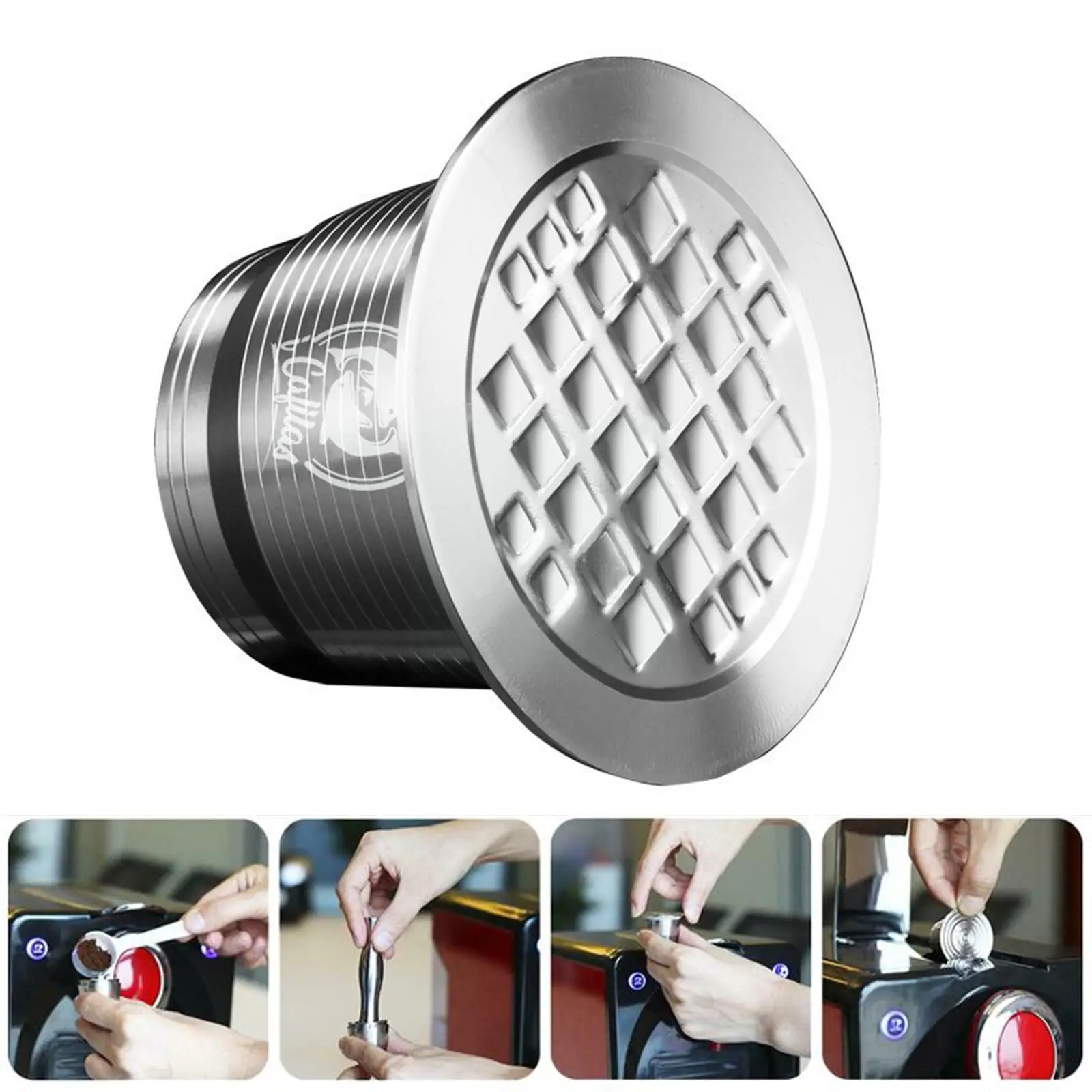 

Stainless Steel Coffee Capsule For Nespresso Refillable Reusable Coffee Filter Espresso Cup Fit Coffeeware Accessories Z5K1