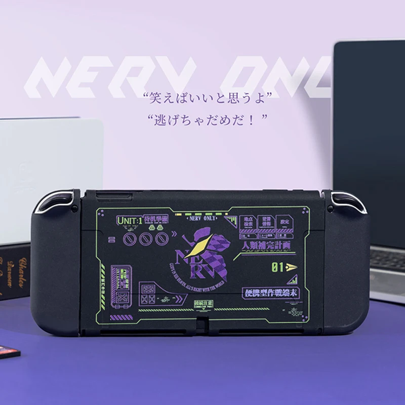 

EVA Switch OLED Protective Shell NS Game Portable TPU Housing Mecha Protection Case Cover For Nintendo Switch OLED Accessories