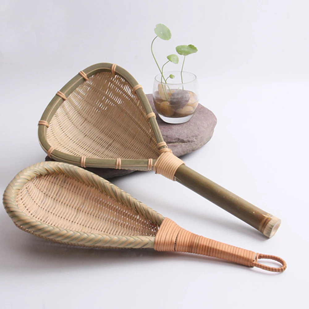 

Handmade Bamboo Colander Spoon With Handle Home Kitchen Cooking Tool Colander Spoon For Noodle Rice Veggies Beans