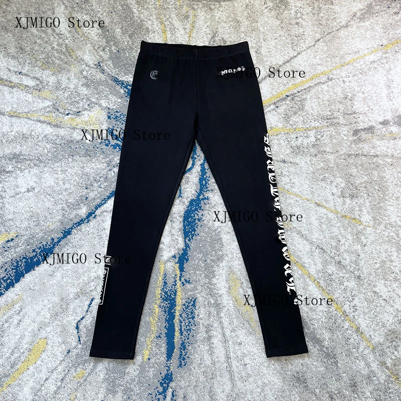 

Fashion High street brand ladies elastic high waist leggings high stretch yoga pants hearts letter printing women fitness pants