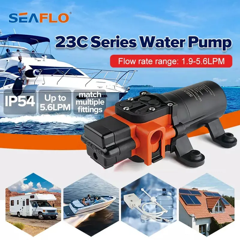 Автоматический насос для пресной воды Seaflo DC 12 В/24 В диафрагменный жидкости на