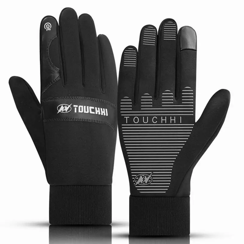 

USB Heated Gloves Waterproof Rechargeable Full-finger Touchscreen Heating Gloves Winter Outdoor Skiing Gloves for Men Women