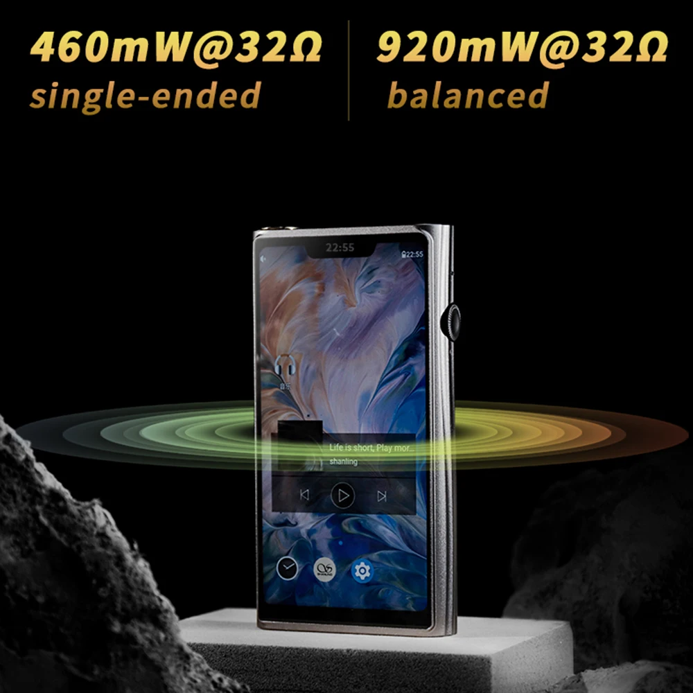 Портативный музыкальный плеер MP3 AMP Dual AKM AK4499EQ