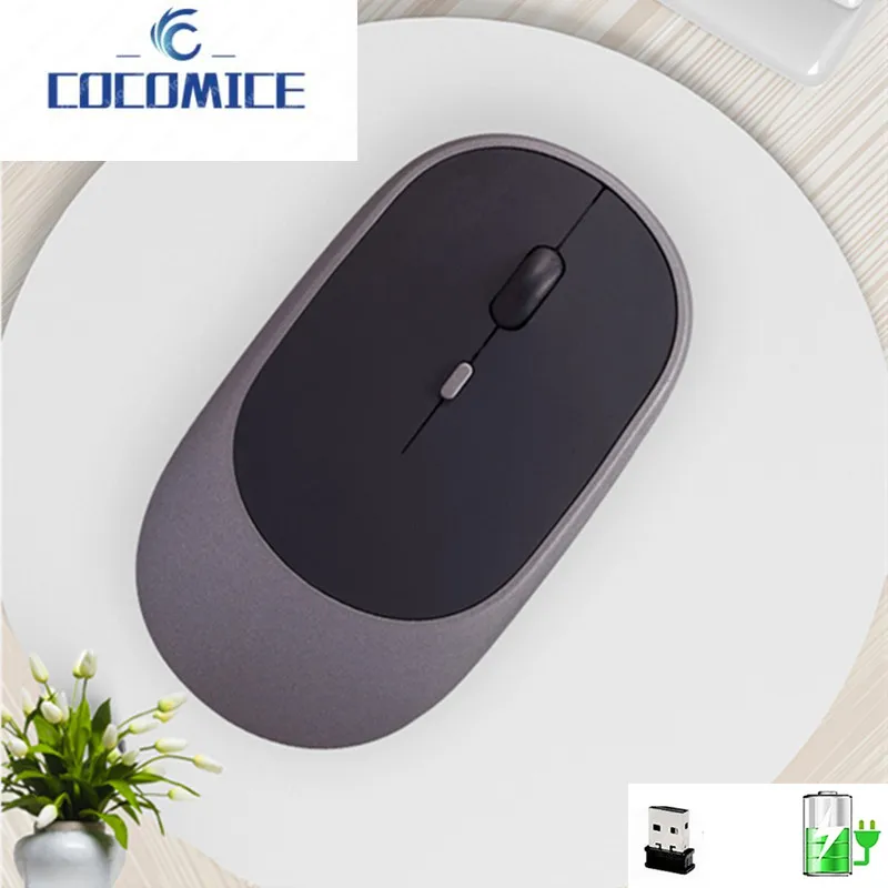 

Rechargeable Raton inalambrico Wireless Silent mouse for Apple Macbook Laptop Lenovo Ultrathin Portable usb Mouse