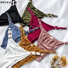 Сексуальные женские трусики, металлические стринги из вискозы, нижнее белье, женские стринги для тренировок в тренажерном зале, нижнее белье с эффектом пуш-ап, леопардовые трусики, женские трусики