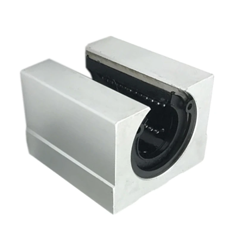 

SBR25UU Linear Ball Bearing Slider Unit, 25Mm Hole Diameter Linear Light Bearing Guide Rail Cylindrical Aluminum Bracket