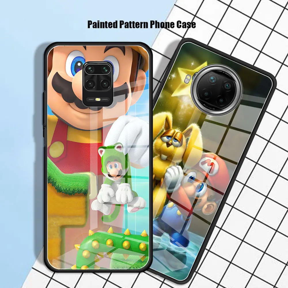 Стеклянный чехол для смартфона Xiaomi Redmi Note 9S 8 10 Pro 8T 11 9 7 K40 Poco X3 NFC 10T сотового