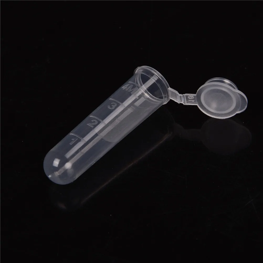 

30Pcs 5ml Transparent Micro Plastic Test Tube Centrifuge Bottle Snap-on Lid For Laboratory Sample Storage Container School Stati