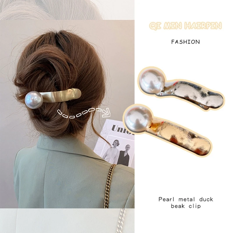 

Милые жемчужные украшения заколки для волос «Утконос» головной убор для костюма на Хэллоуин для женщин на день рождения Аниме Нескользящая...