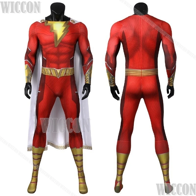 Bily Red Комбинезон Часы Shaaz Voi Косплей Костюм Fury of the Gods Мужская униформа Hero Set Holloween