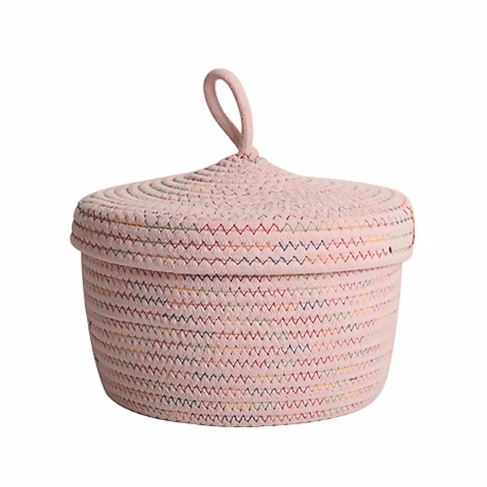 

Basket Storage Box Organizer Cotton Holder Ropeorganizing Desktop Rattan Teabag Makeup Natural Closet Packet Sugar Seagrass