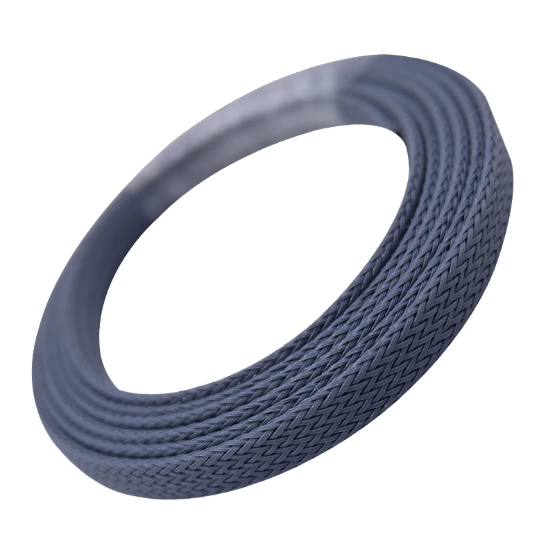 2/10 м изолированный расширяемый плетеный рукав 4/6/8/10/12/14/18/20/25 мм плотный ПЭТ проволочный сальник защитный кабельный рукав высокой плотности