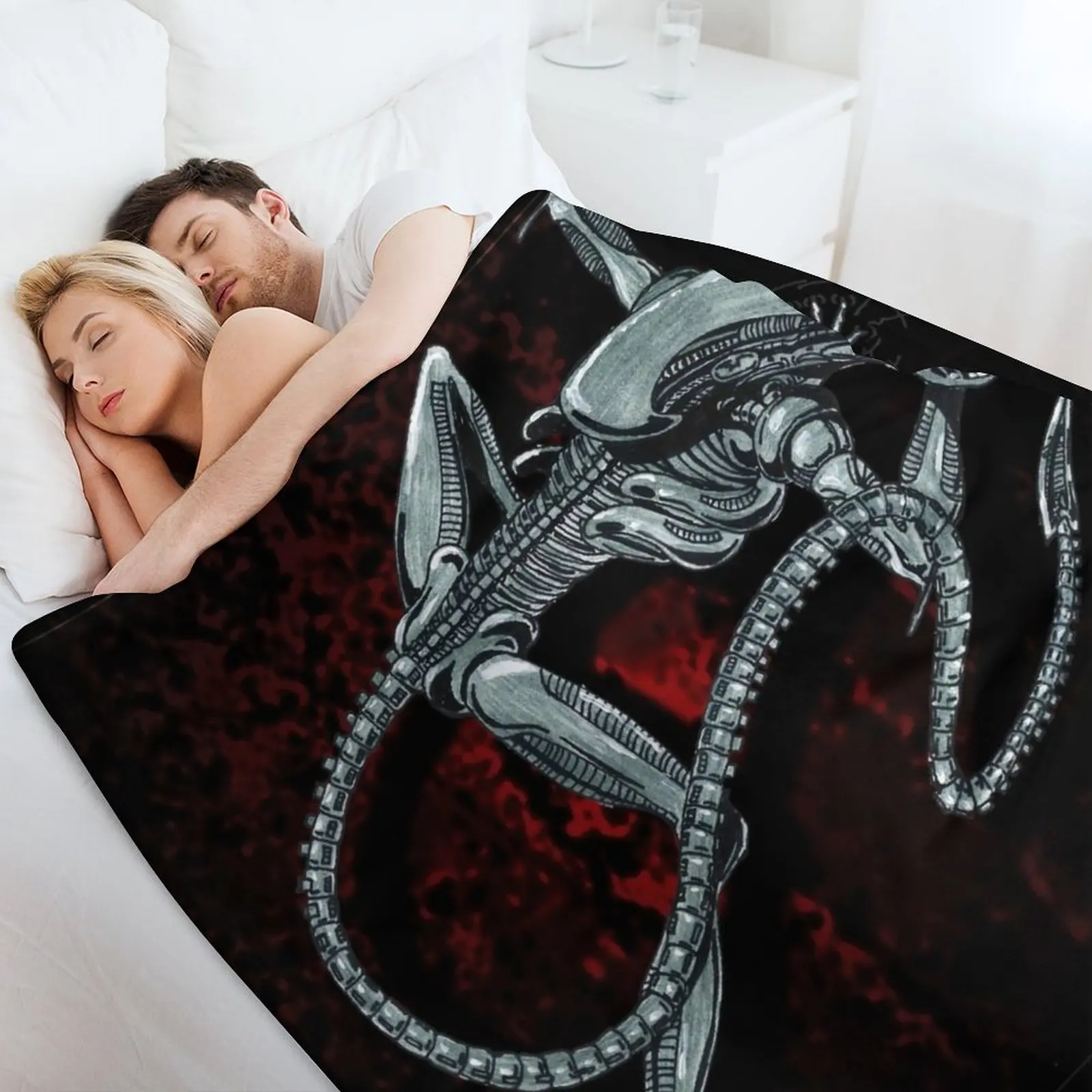 Xenomorph (DmNerdArtist) декоративное одеяло для дивана