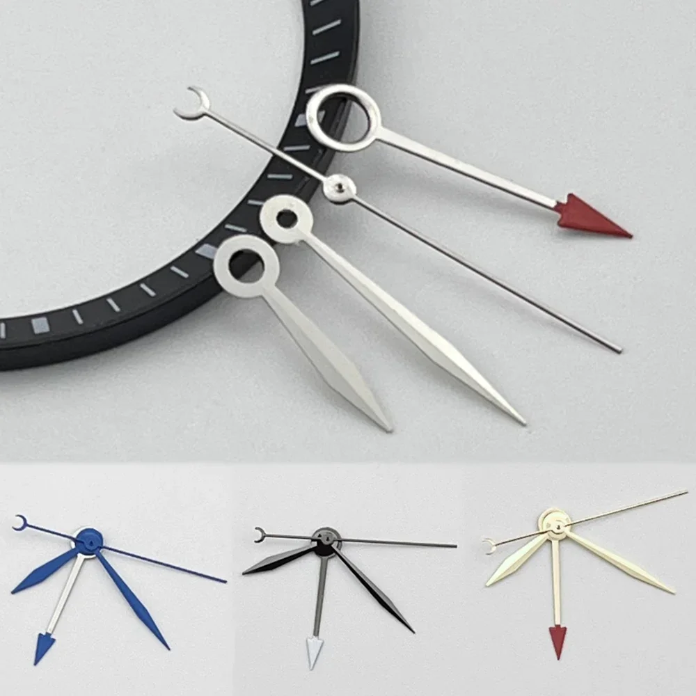 

Gold/Black/Rose/Silver/Blue Watch Hands for NH35 NH36 4R35 4R36 Movement, Replacement GMT Hands Pointers for NH34 Movement
