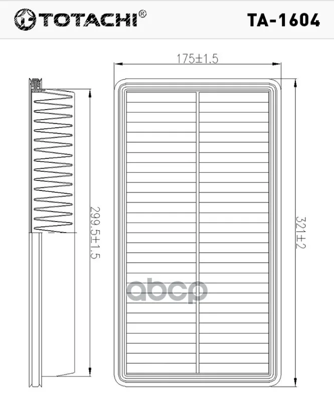 Фильтр Воздушный Totachi Ta-1604 A-470 Rf4f-13z40 Mann C 3233 TOTACHI арт. TA-1604 | Автомобили и мотоциклы
