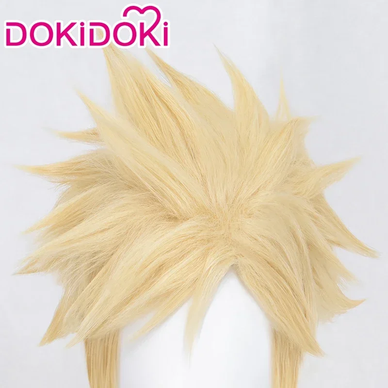 В НАЛИЧИИ DokiDoki Game FFVII Final Fantasy Cloud Strife Косплей Парик VII Blonde Волосы Термостойкие