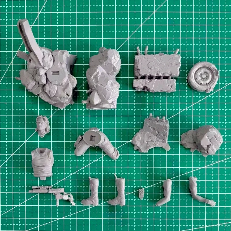 Масштаб 124, литая под давлением фигурка из смолы, модель комплекта Merit Specialists Snake Plissken Hobby, миниатюрная игрушка в разобранном виде, неокрашенная диорама «сделай сам» (art.: 3920cee153fe6) - 3920cee153fe6