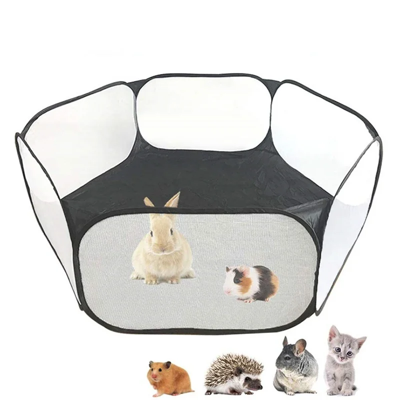 المحمولة الحيوانات الأليفة القط الكلب قفص خيمة روضة للطي سياج ل الهامستر القنفذ الحيوانات الصغيرة تنفس جرو القط الأرنب غينيا خنزير