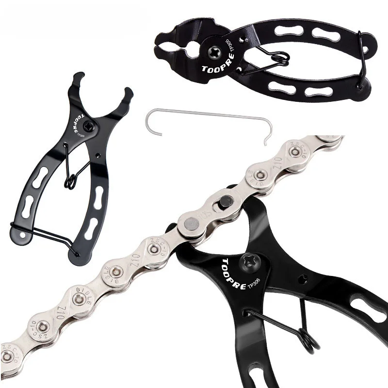 

Bicycle Chain Checker Buckle Pliers Bike Chain Quick Release Link Tools With Hook Disassembly Installation Wrench Tool