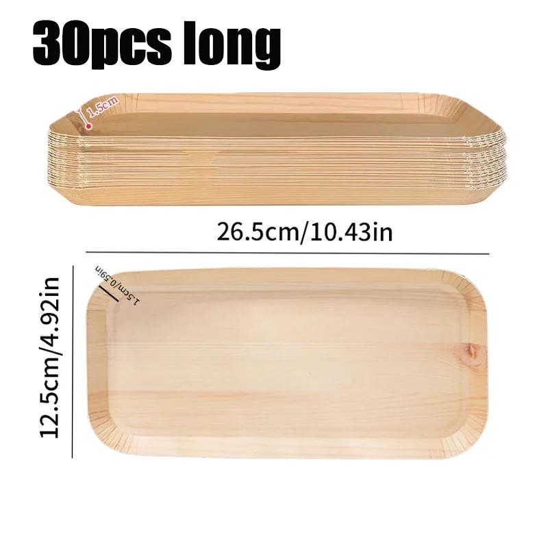 

Одноразовые бумажные тарелки с текстурой дерева