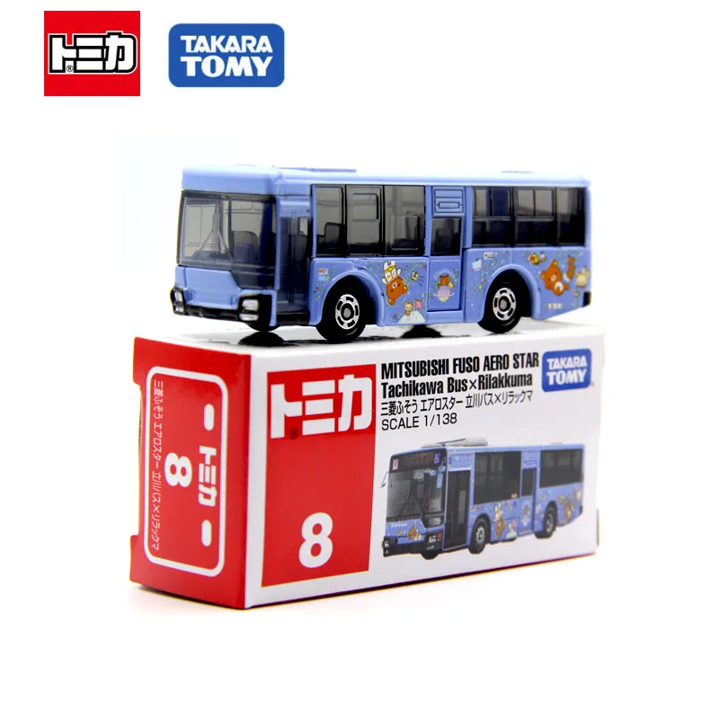 

Модель автомобиля TOMY 1/64 MITSUBISHI FUSO AERO STAR из сплава, редкая коллекция игрушек