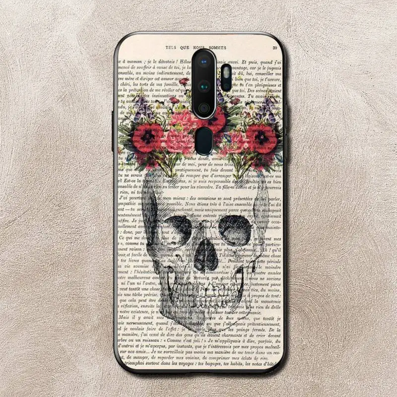 Human Anatomy Organ Newspaper Phone Case for Vivo Y91C Y11 17 19 17 67 81 Oppo A9 2020 Realme c3