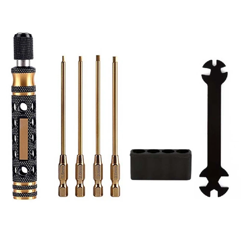 

Шестигранная Отвертка 1,5 2,0 2,5 3,0 мм, быстросменный шестигранный ключ, шестигранный ключ, гаечный ключ, инструмент для радиоуправляемого авто...