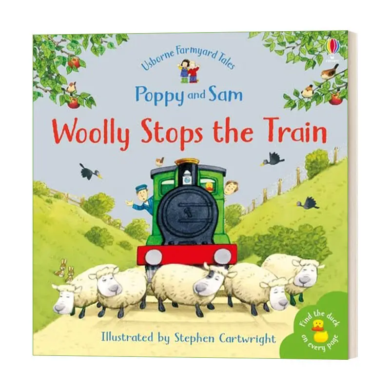

MiluMilu Farmyard Tales Poppy And Sam Stories Woolly останавливает поезд, оригинальные английские книги