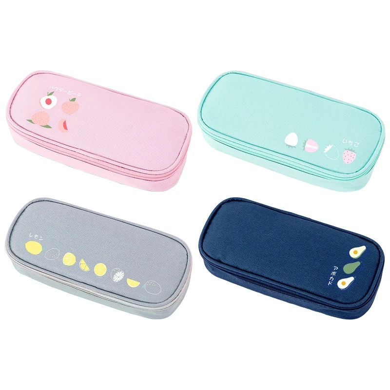 

Large Capacity Pen Case Zipper Pen Pouch Pencil Bag Lightweight Portable for Kid