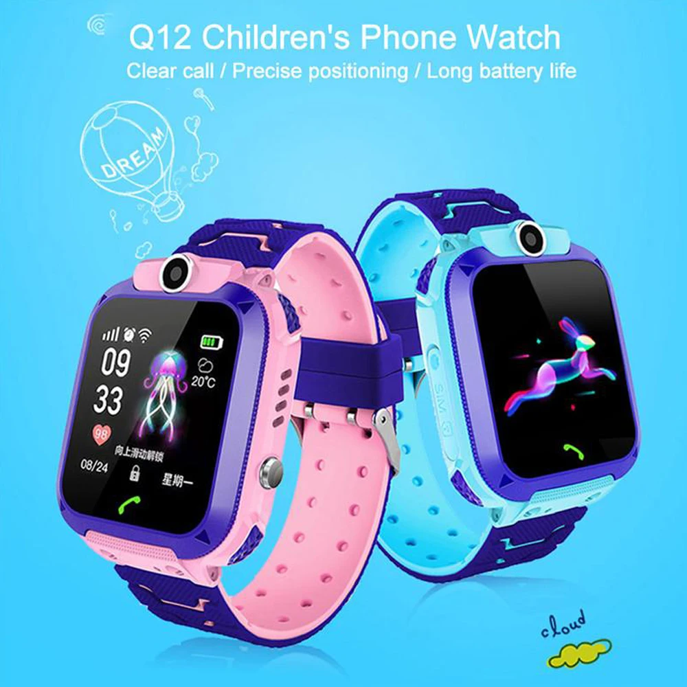 

Kids Smart Watch Waterproof IP67 SOS Antil-lost Phone Watch Baby 2G SIM Card Call Location Tracker Child Smartwatch PK Q15