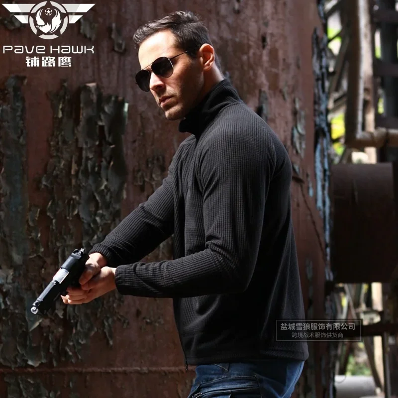 Мужская Флисовая тактическая куртка теплая для тренировок на открытом воздухе