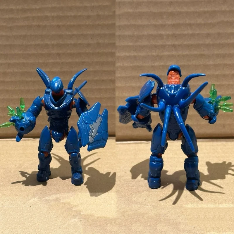 Экшн-фигурки Blue Hunter сборка готовый продукт Статуэтка из ПВХ Коллекция Mega