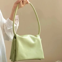 2022 trend fashion womens bag small pu leather shoulder bags for simple handbags and purses simple female travel tote bag