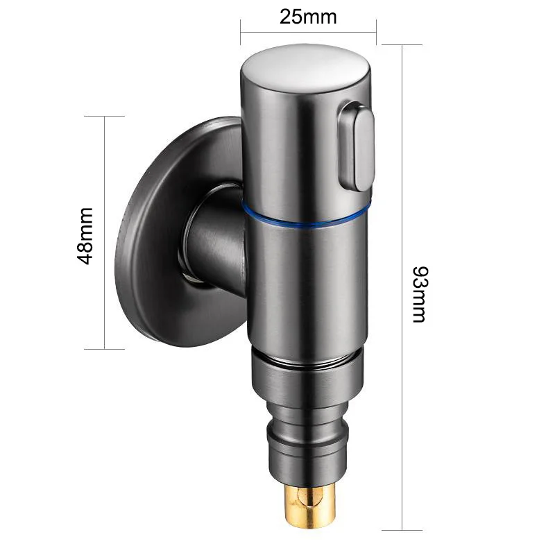 Настенный смеситель из нержавеющей стали G1/2 кран для стиральной машины туалета