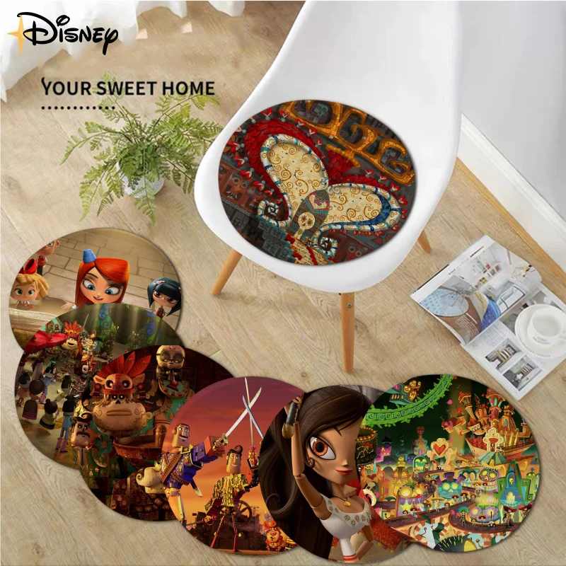 

Disney Book Of Life Cushion Mat Modern Minimalist Style Fabric Cushion Non-slip Living Room Sofa Decor Stool Tatami Seat Mat