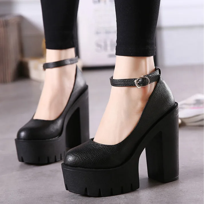

Women's High Heels 2022 Summer Round Toe High Heels Women Platform Party Dress High Heels Woman Sandals 14cm Saltos Feminino