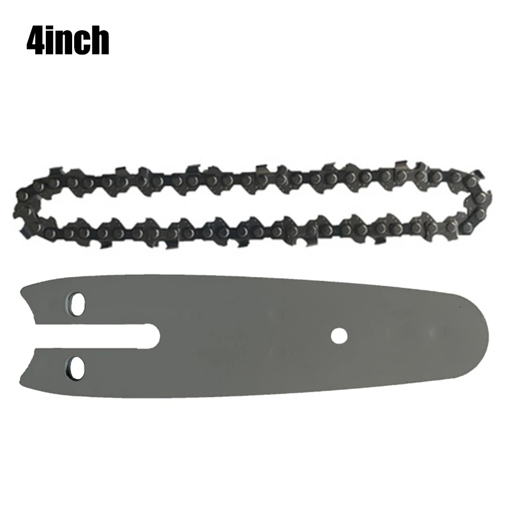 4/6/8 Chain Guide Inch Electric Chain Guide Saw Guide Cordless Electric Saw Chain Wood Branch Cutting Sharp Accessories